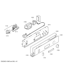 Схема №2 SRI30E05EU с изображением Вкладыш в панель для электропосудомоечной машины Bosch 00661453