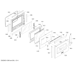 Схема №5 SEMW302BP с изображением Панель для духового шкафа Bosch 00477004