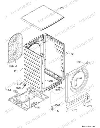 Схема №3 LFL76704 с изображением Микромодуль для стиралки Aeg 973914531499023