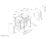 Схема №1 SN658X06PE с изображением Передняя панель для посудомойки Siemens 11020143