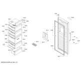Схема №1 GS54NAW45, Siemens с изображением Дверь для холодильника Bosch 00714083