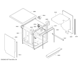 Схема №1 SN25M230FR с изображением Передняя панель для посудомойки Siemens 00675368