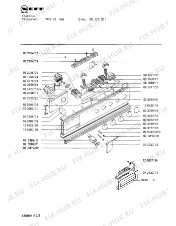 Схема №2 195304266 1036.51CSM с изображением Ручка для плиты (духовки) Bosch 00109329
