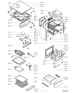 Схема №1 S 4510 WS с изображением Тэн для духового шкафа Whirlpool 481925928962