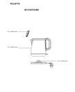 Схема №1 BV310810/6M0 с изображением Часть корпуса для чайника (термопота) Rowenta FS-9100013053