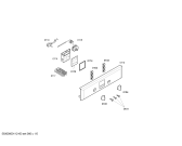 Схема №1 HBN230260E Horno bosch indpnd.multf.negr.reloj ec2 с изображением Передняя часть корпуса для духового шкафа Bosch 00442843