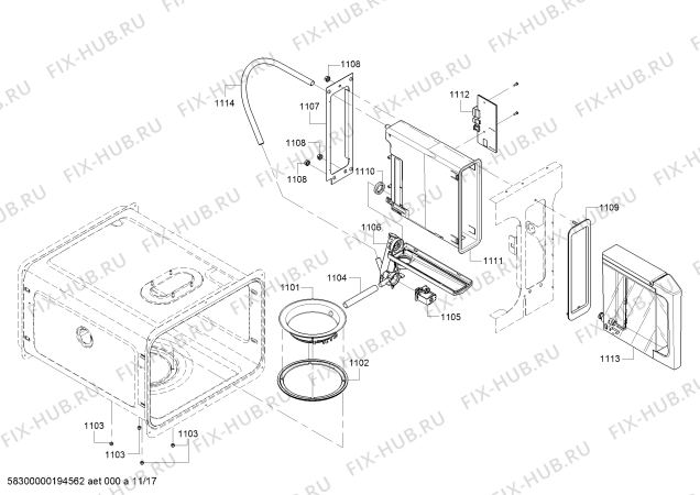 Схема №6 PRD606RCSG, Thermador с изображением Держатель для плиты (духовки) Bosch 00715669