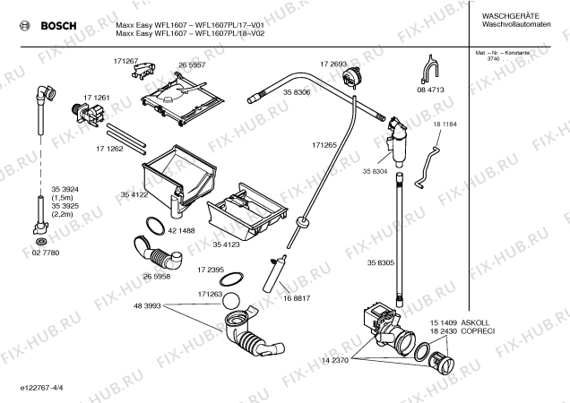 Схема №2 WFL1607PL Maxx Easy WFL1607 с изображением Ручка для стиралки Bosch 00494205