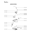 Схема №1 QA803D27/BWA с изображением Корпусная деталь для электрокомбайна Moulinex MS-650397