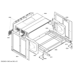 Схема №1 HEN784720 с изображением Фронтальное стекло для духового шкафа Bosch 00476056