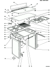 Схема №1 K6316F (F001418) с изображением Решетка на поверхность для духового шкафа Indesit C00104181