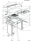 Схема №1 KN8421WSG (F006201) с изображением Обшивка для электропечи Indesit C00042336