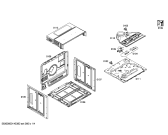 Схема №1 P1HEC43151 с изображением Панель управления для плиты (духовки) Bosch 00678752