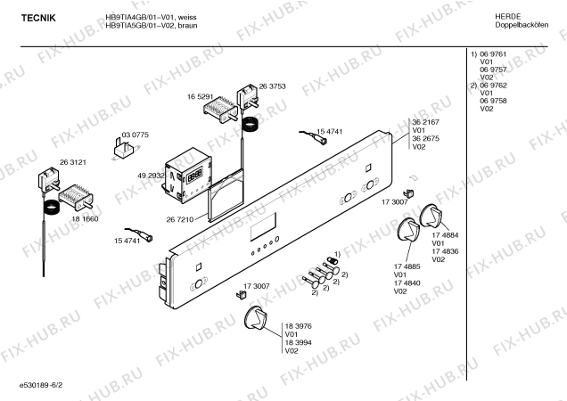 Схема №3 HB9TIA5GB TKC8081 с изображением Фронтальное стекло для духового шкафа Bosch 00362677