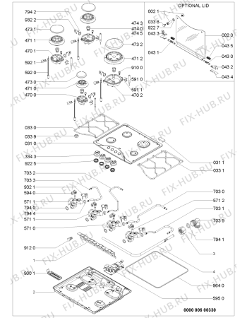 Схема №1 AKM526NA (F091854) с изображением Инструкция по эксплуатации для духового шкафа Indesit C00362452
