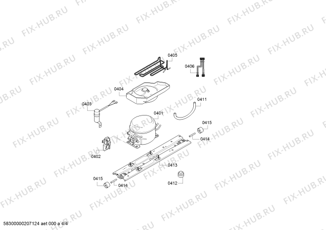 Схема №2 KGD56AI304 BOSCH с изображением Дверь для холодильной камеры Bosch 00717423