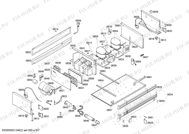 Схема №4 RY491700 с изображением Монтажный набор для холодильника Bosch 00663059