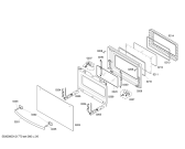 Схема №2 B6774A0 с изображением Фронтальное стекло для плиты (духовки) Bosch 00475702