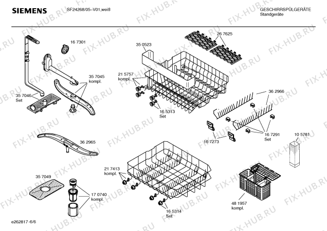 Схема №2 SF24268 Star Collection с изображением Инструкция по эксплуатации для посудомойки Siemens 00529001