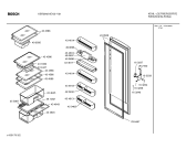 Схема №2 KSK38423FF с изображением Передняя панель для холодильника Bosch 00434671