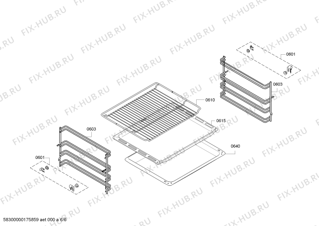 Схема №3 P1HGC89751 с изображением Модуль управления, незапрограммированный для плиты (духовки) Bosch 00790036