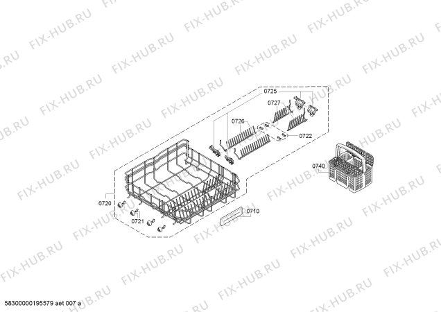 Схема №1 SMI46IS00H, swiss edition с изображением Силовой модуль запрограммированный для посудомоечной машины Bosch 12016812