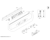 Схема №1 SMU55M02SK с изображением Передняя панель для посудомойки Bosch 00704666