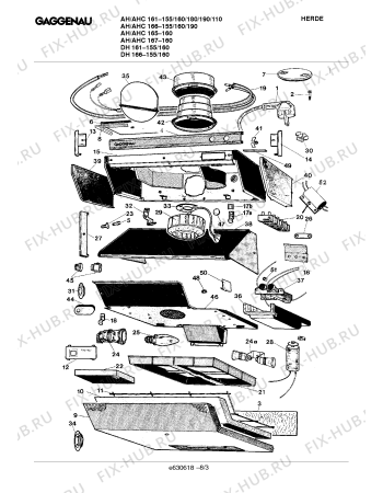 Схема №3 AH161110 с изображением Панель управления для электровытяжки Bosch 00210987