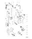 Схема №1 AQ86F29IT (F101742) с изображением Заслонка для стиралки Indesit C00542936
