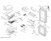 Схема №1 KGN57SW32N с изображением Дверь для холодильной камеры Bosch 00711173