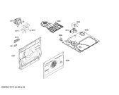 Схема №1 HB2TI5T4 с изображением Панель управления для плиты (духовки) Bosch 00701334