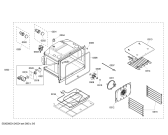 Схема №1 HBL5760UC с изображением Дверь для плиты (духовки) Bosch 00479014