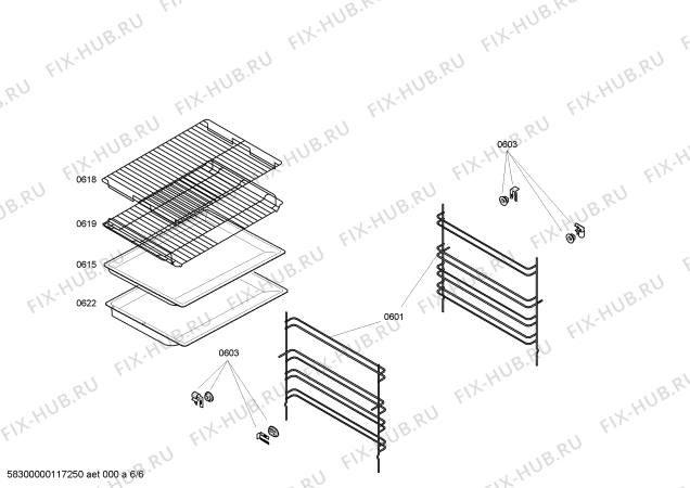 Схема №1 E1432S0 MEGA1432S с изображением Панель управления для плиты (духовки) Bosch 00438815