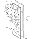 Схема №2 SK818 40I с изображением Крышечка для холодильника Aeg 2251246027