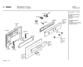 Схема №1 HBN102REU с изображением Панель для плиты (духовки) Bosch 00352576