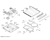 Схема №3 HLN658020F с изображением Панель управления для плиты (духовки) Bosch 00669951