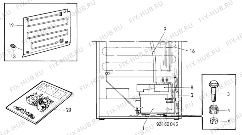 Взрыв-схема холодильника Electrolux TR1288A - Схема узла C10 Cold, users manual