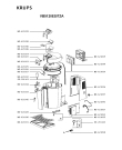 Схема №1 VB5120FR/7ZA с изображением Модуль (плата) для диспенсера для напитков Krups MS-621846