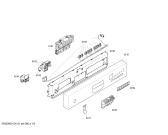 Схема №2 SGD45M06II с изображением Панель управления для посудомойки Bosch 00665633