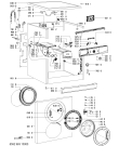 Схема №1 AWOD4506WP (F091495) с изображением Инструкция по обслуживанию для стиральной машины Indesit C00368005