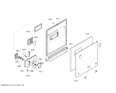 Схема №2 SGI30E05EU с изображением Передняя панель для посудомоечной машины Bosch 00444048