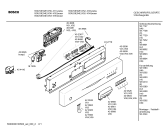 Схема №2 SGI53E02EU с изображением Передняя панель для электропосудомоечной машины Bosch 00438598