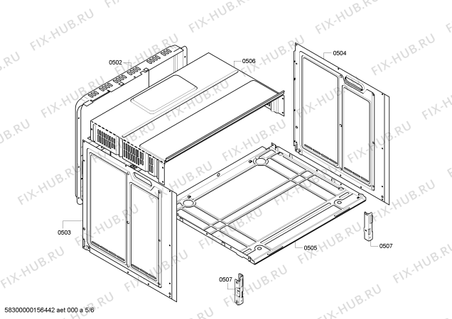 Схема №3 FRMA701 с изображением Панель управления для духового шкафа Bosch 00705348