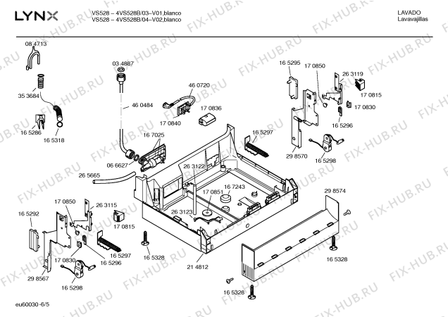 Схема №3 4VE529B VE529 с изображением Ручка выбора программ для посудомойки Bosch 00171778