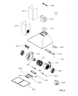 Схема №1 208355405134PRF00575 с изображением Дымоход для вытяжки Whirlpool 482000015078