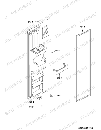 Схема №1 MSZ 900 DF (UK) с изображением Диод для холодильной камеры Whirlpool 480132103123