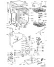 Схема №1 GSF 1411 WS с изображением Панель для посудомоечной машины Whirlpool 481245372091