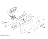 Схема №4 SHU43C05UC Bosch с изображением Панель управления для электропосудомоечной машины Bosch 00431828