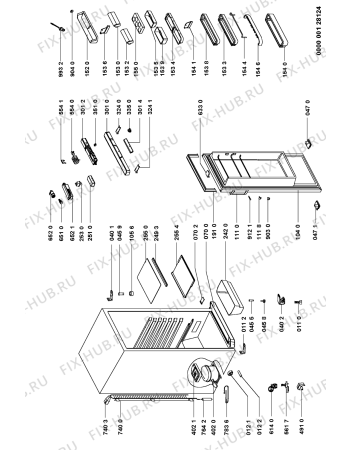 Схема №1 KRA 3405 с изображением Дверь для холодильника Whirlpool 481241619191