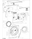 Схема №1 FWG91284W UK с изображением Декоративная панель для стиральной машины Whirlpool 481011086870